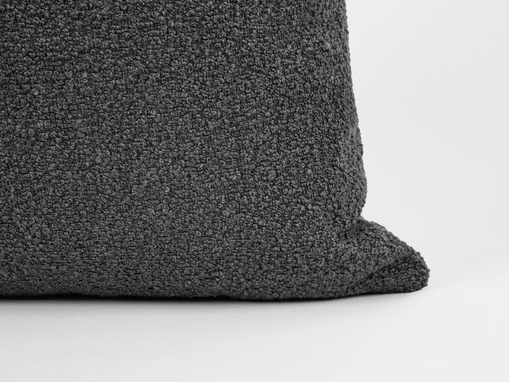 Charcoal Alpaca Pillow Cover