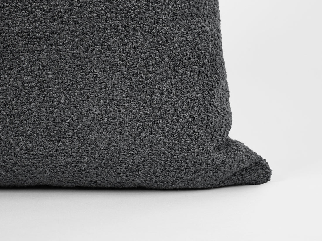 Charcoal Alpaca Pillow Cover