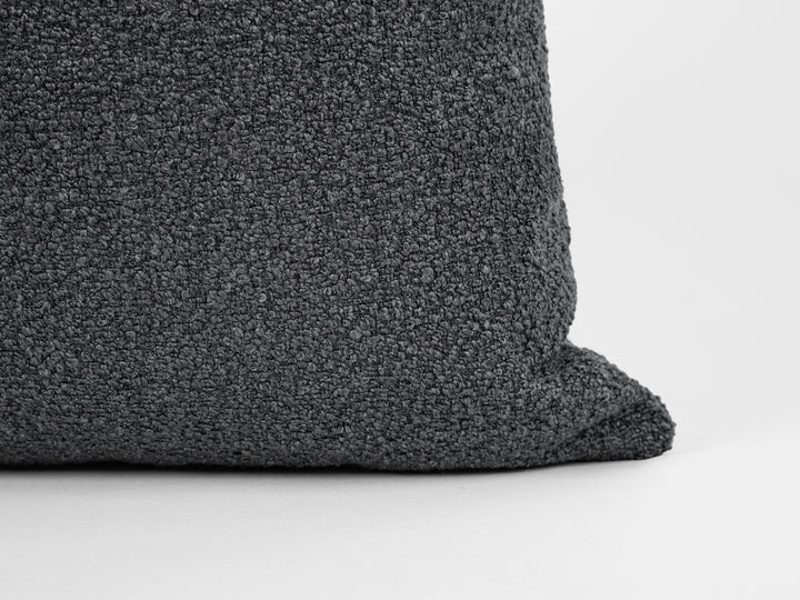 Charcoal Alpaca Pillow Cover