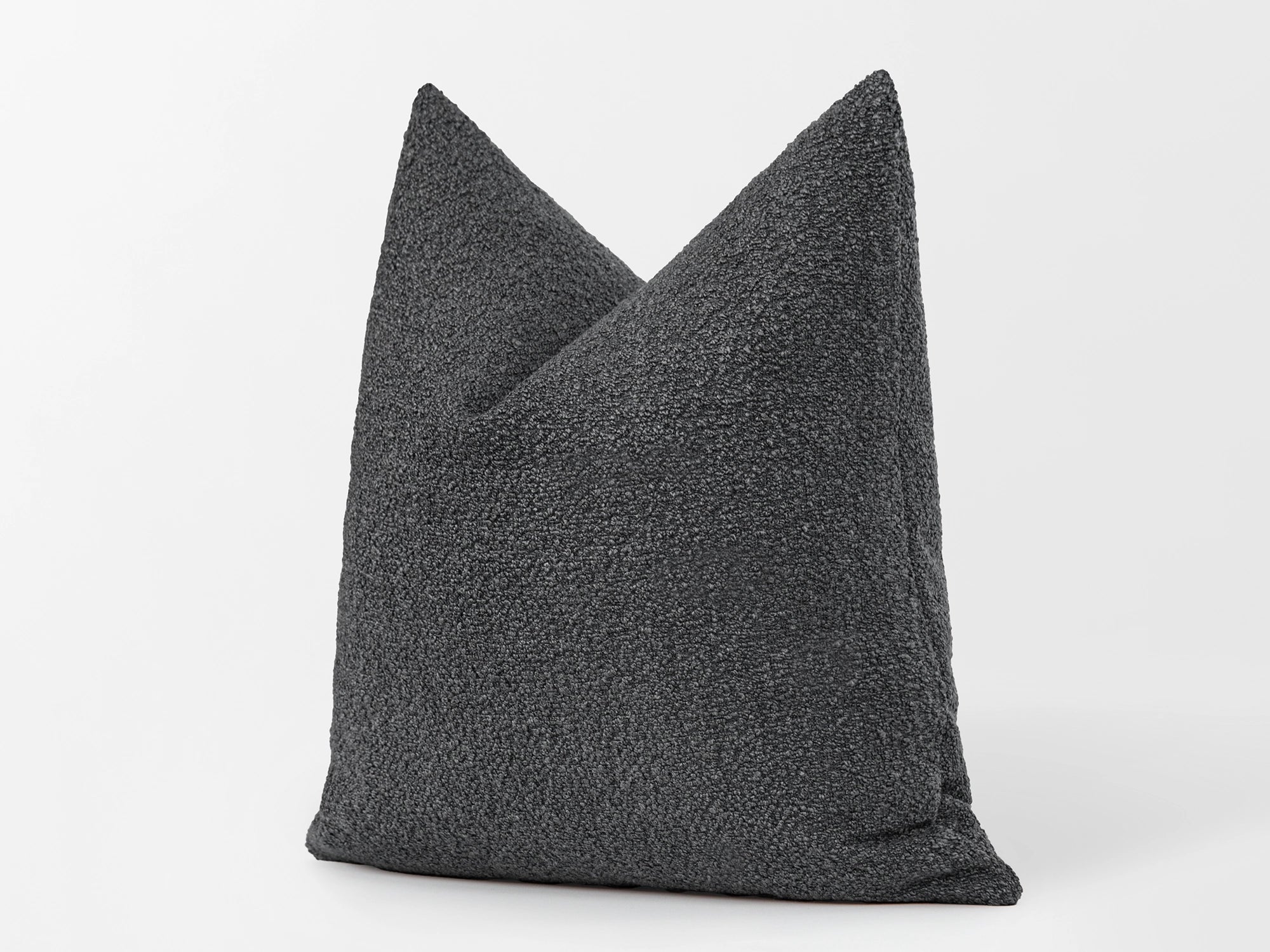 Charcoal Alpaca Pillow Cover