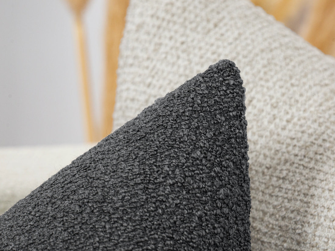Charcoal Alpaca Pillow Cover