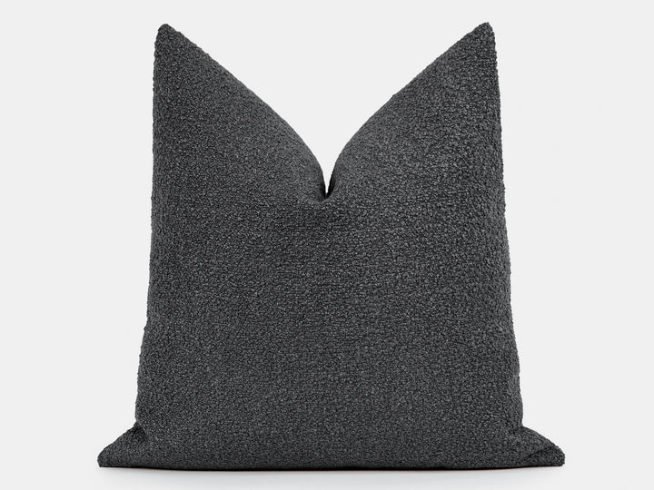 Charcoal Alpaca Pillow Cover