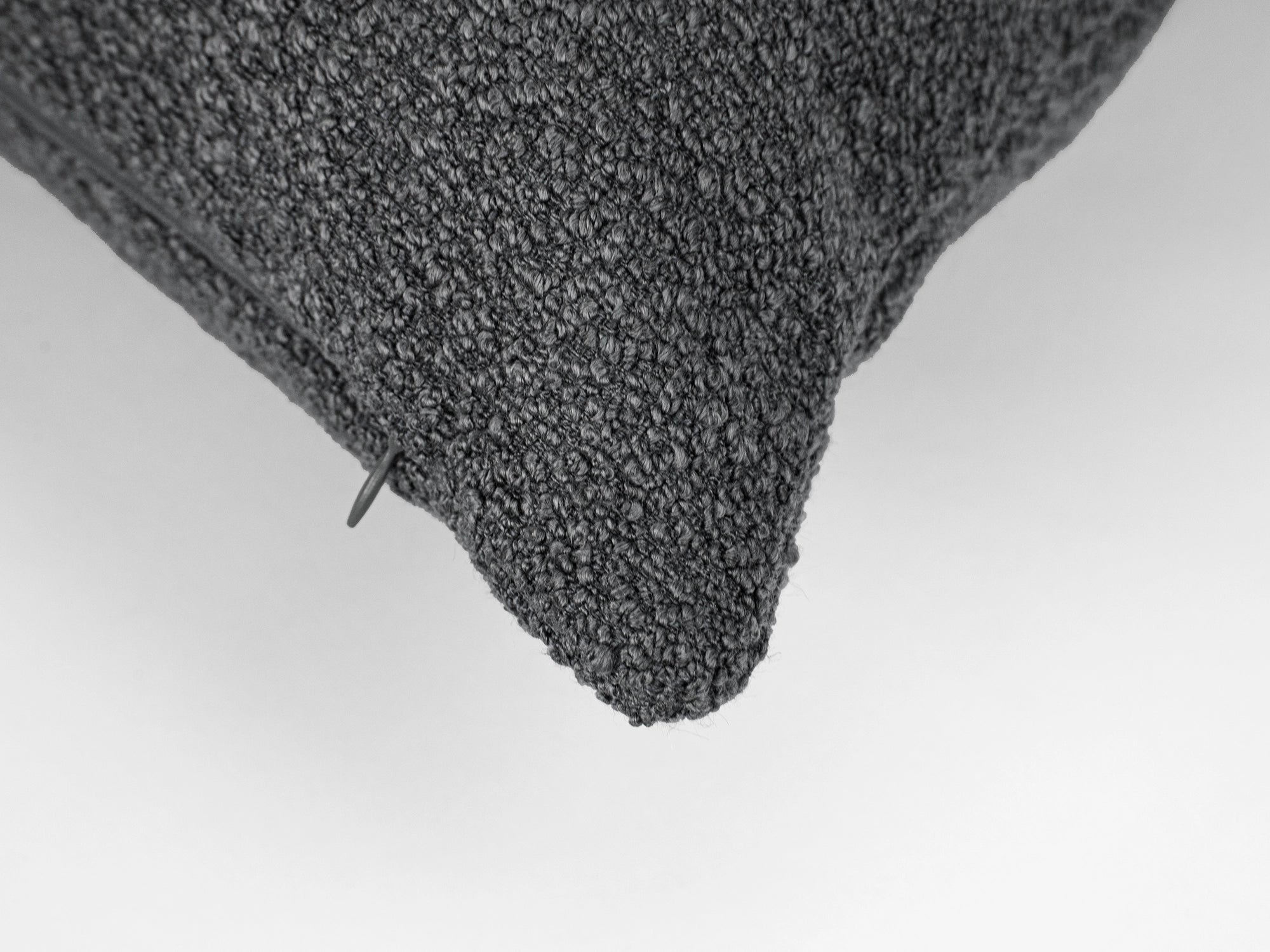 Charcoal Alpaca Pillow Cover