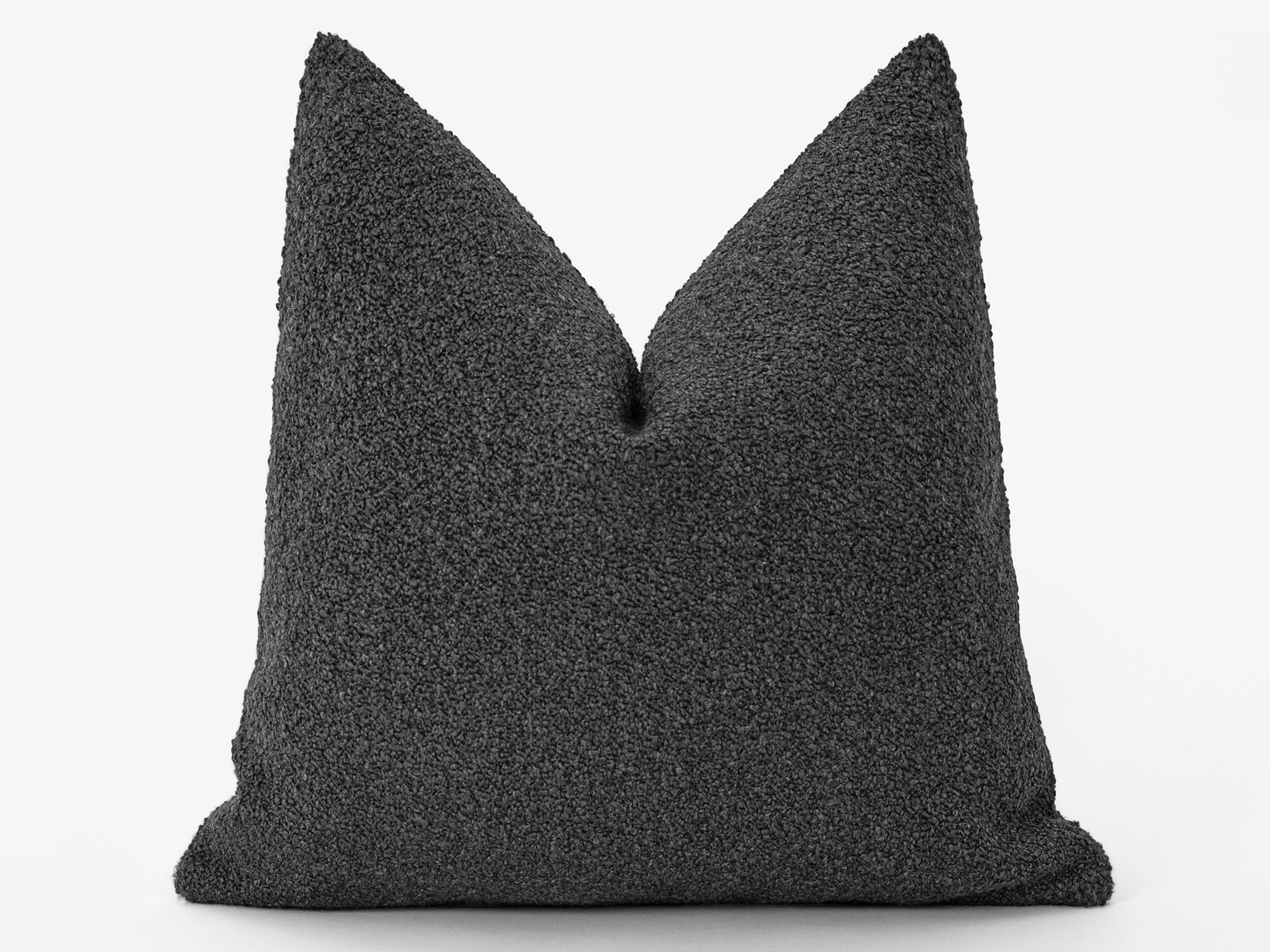 Charcoal Alpaca Pillow Cover