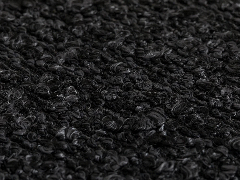 Charcoal Boucle Upholstery Fabric - Monarch