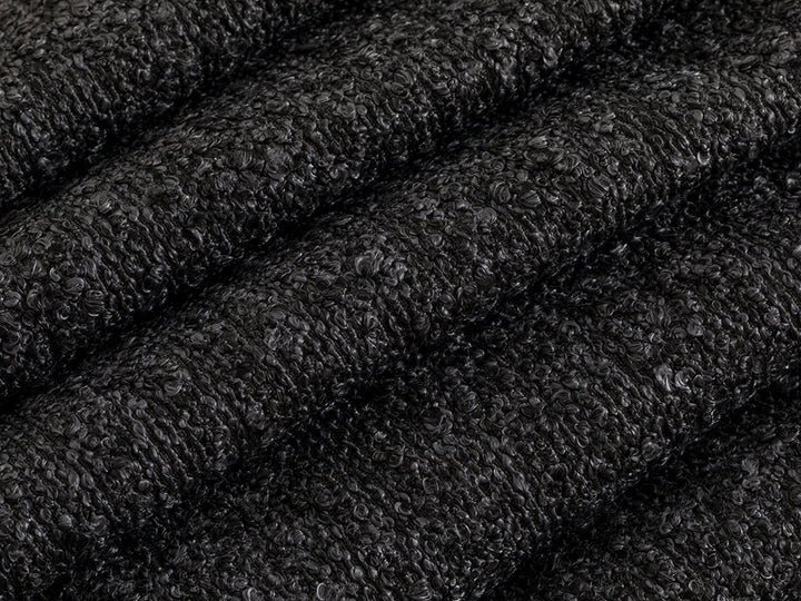 Charcoal Boucle Upholstery Fabric - Monarch