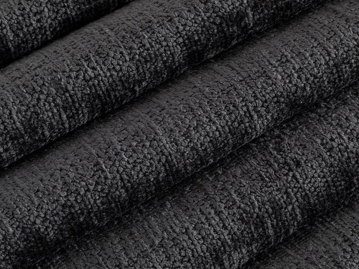 Charcoal Chenille Upholstery Fabric - Eloria