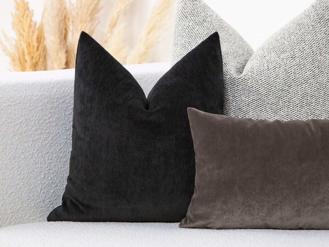 Charcoal Pillow Cover - Everyday