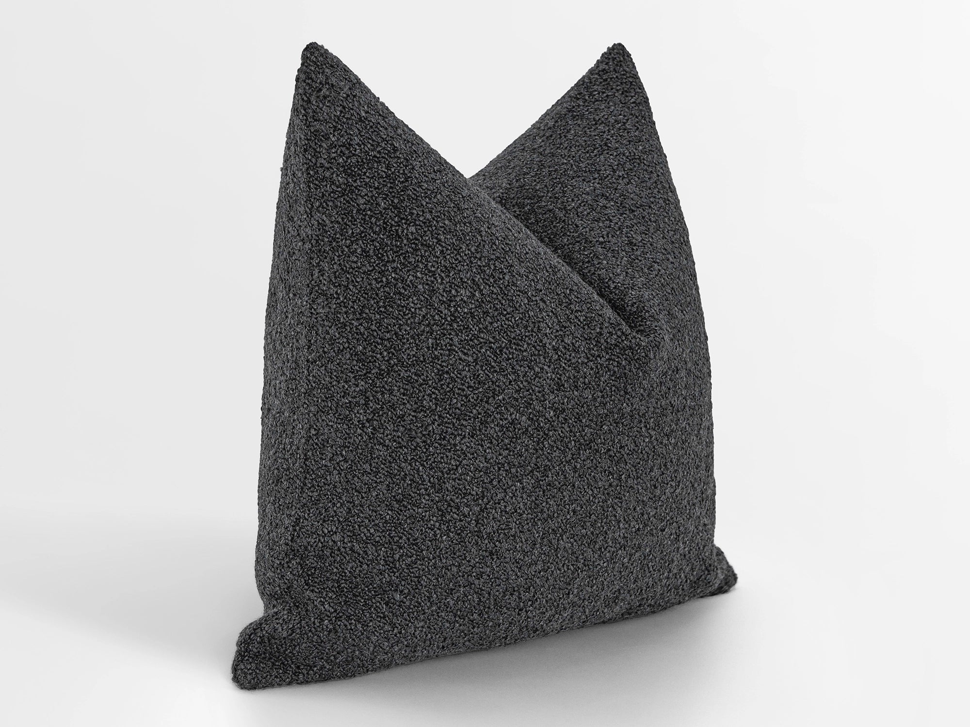 Charcoal Alpaca Pillow Cover