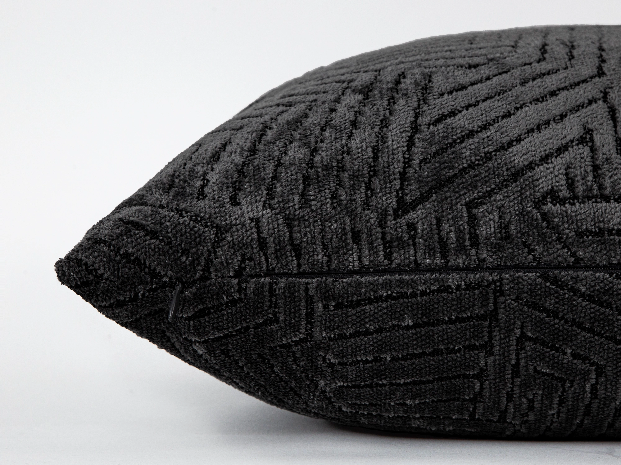 Charcoal Geometric Pillow Cover