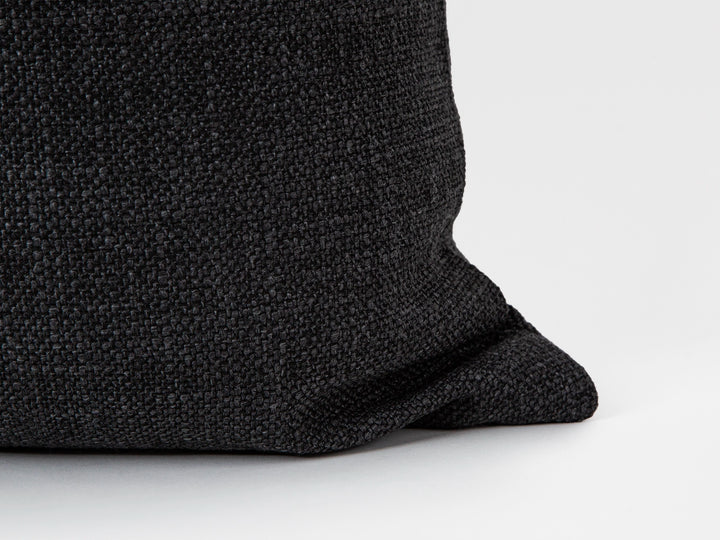 Charcoal Linen Pillow Cover
