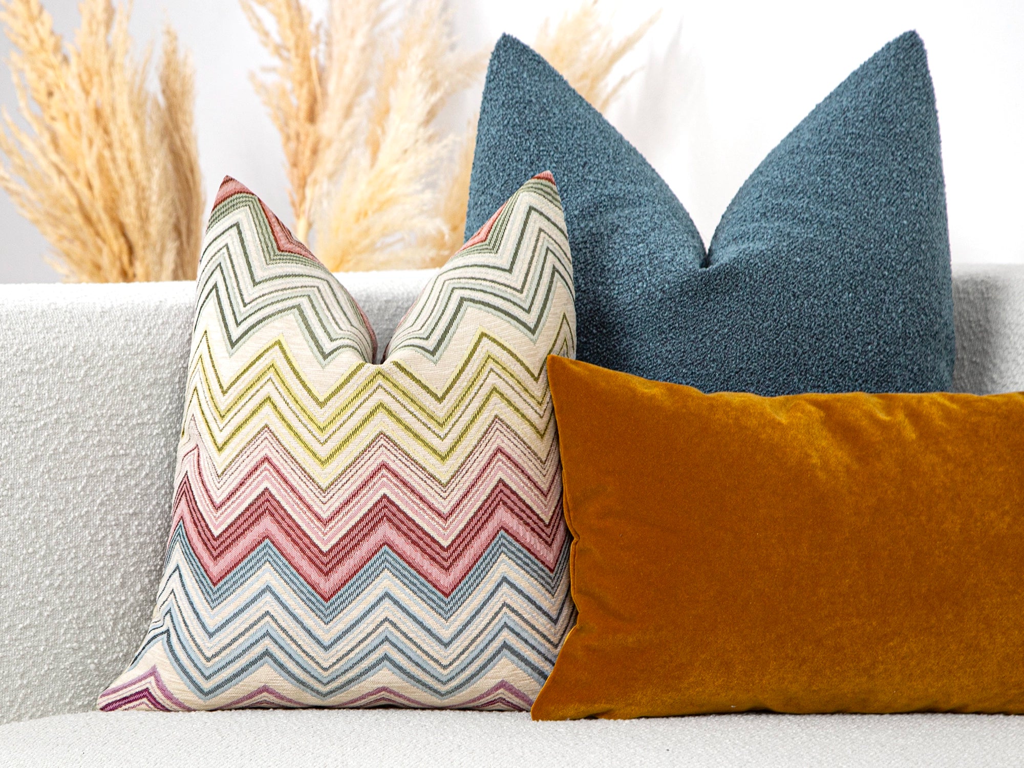Colorful Chevron Pillow Cover