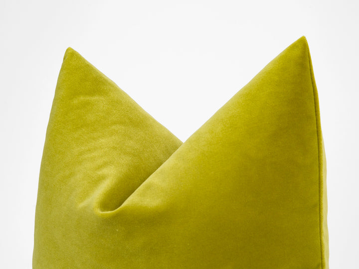 Citron Velvet Pillow Cover