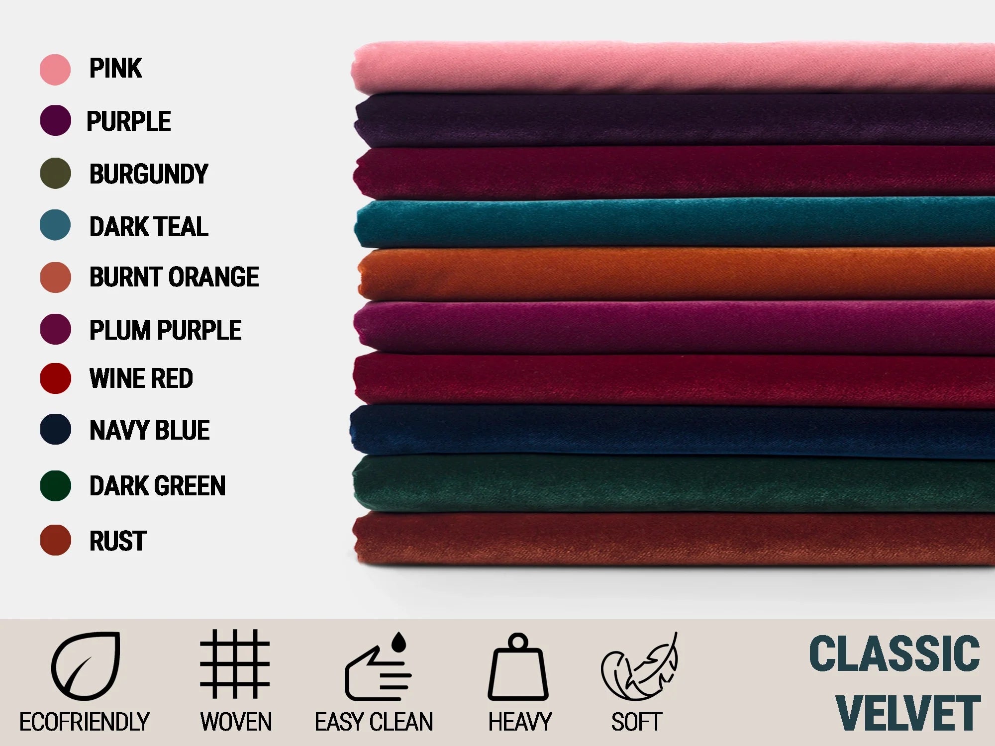 Burgundy Velvet Upholstery Fabric - Classic Velvet