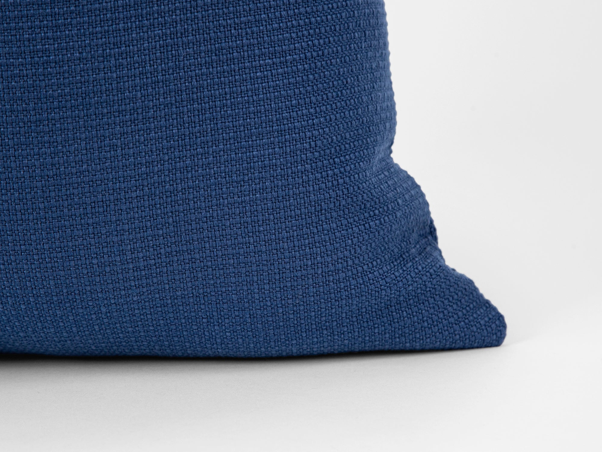 Coastal Blue Woven Pillow Cover