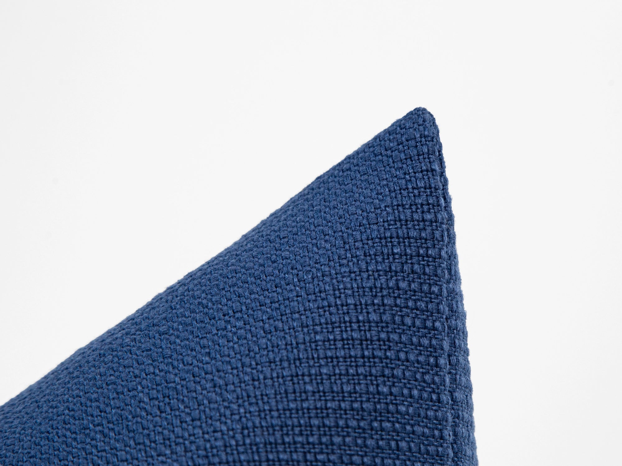 Coastal Blue Woven Pillow Cover