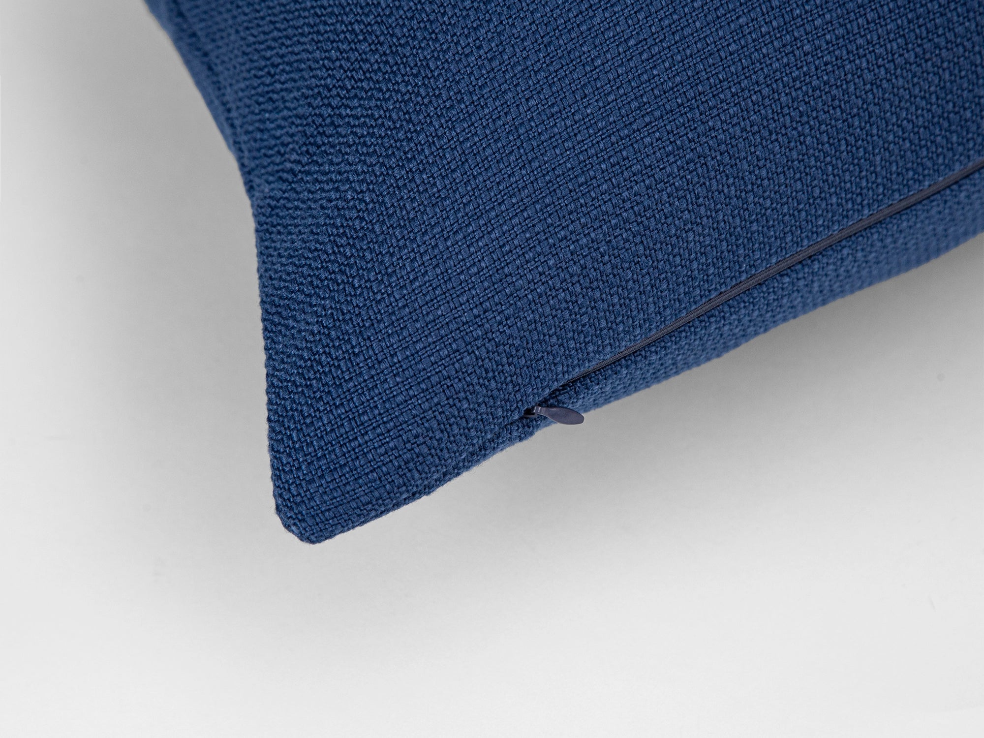 Coastal Blue Woven Pillow Cover
