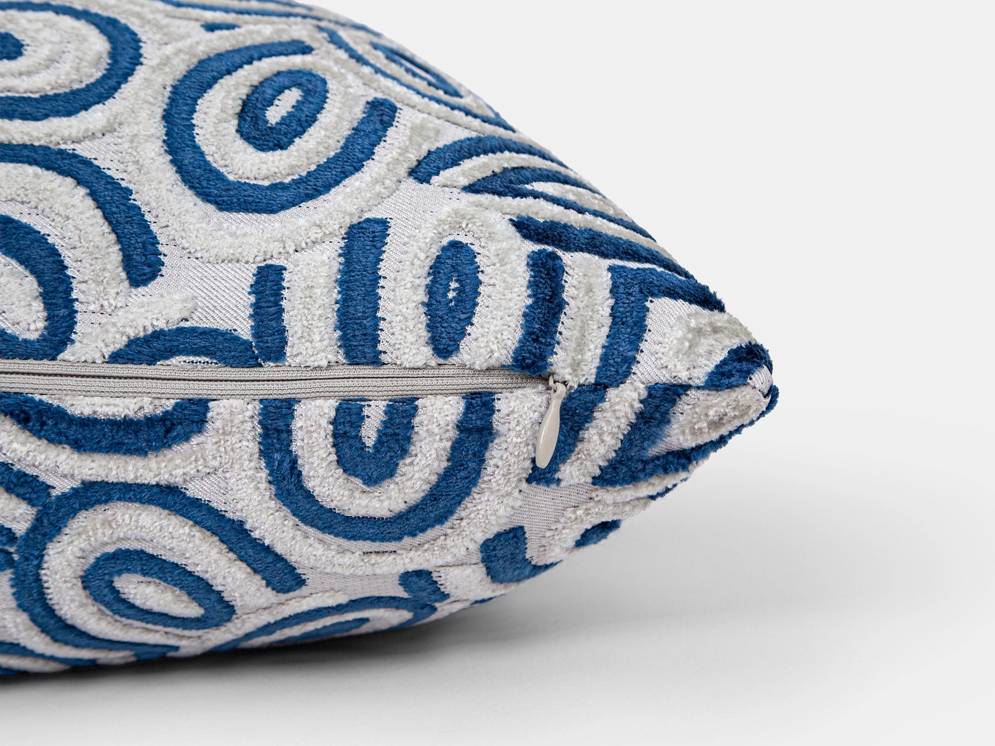 Cobalt Retro Velvet Pillow Cover
