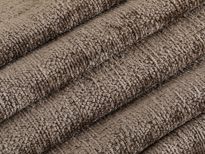 Coffee Chenille Upholstery Fabric - Eloria