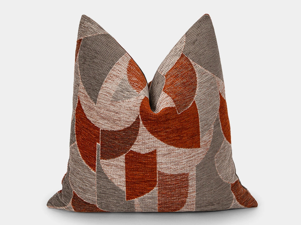 Colorful Boho Geometric Woven Pillow Cover