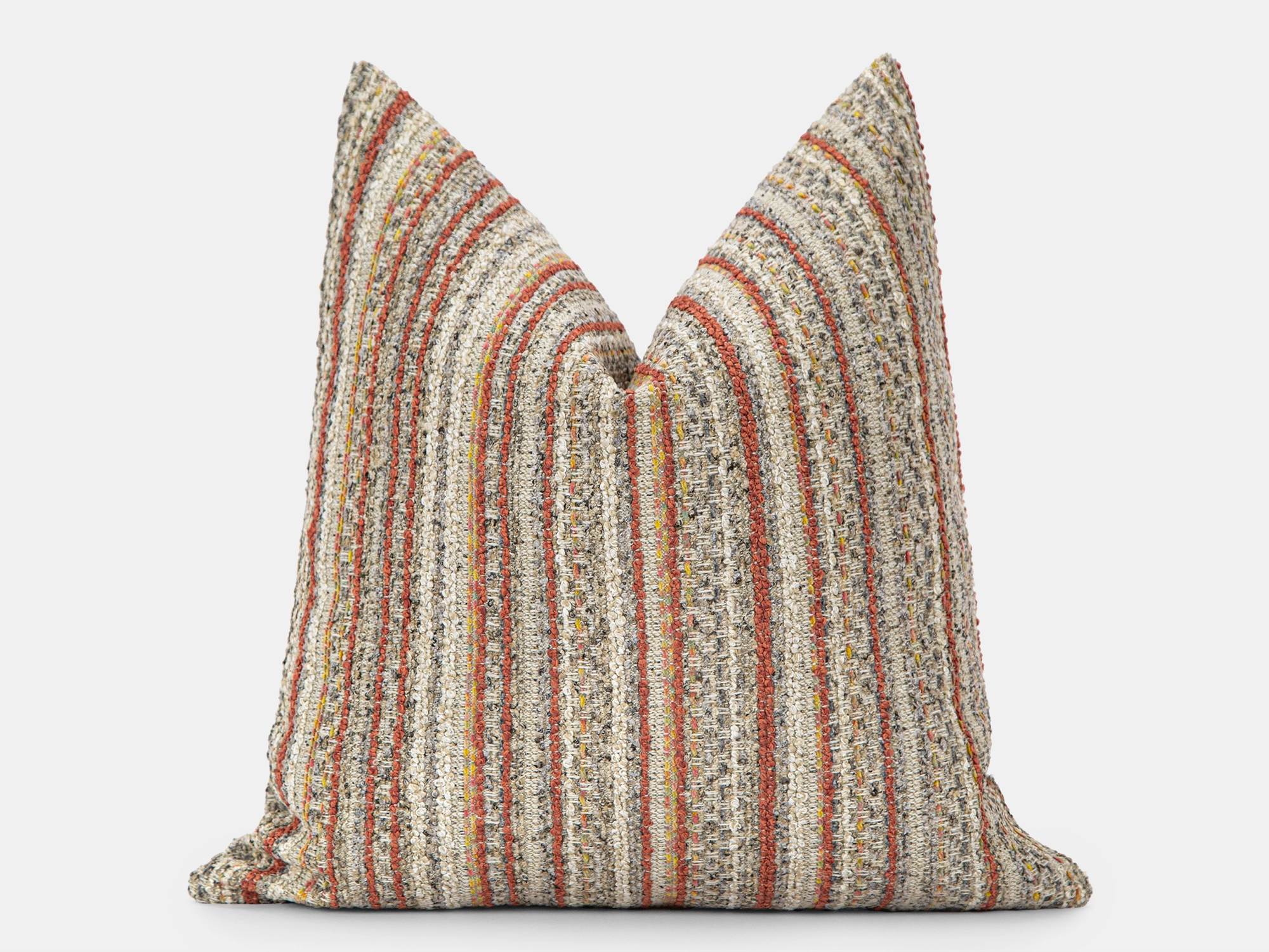 Colorful Striped Pillow Cover