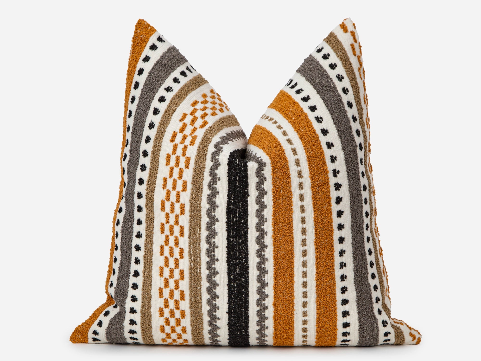 Colorful Textured Artisan Pillow Cover