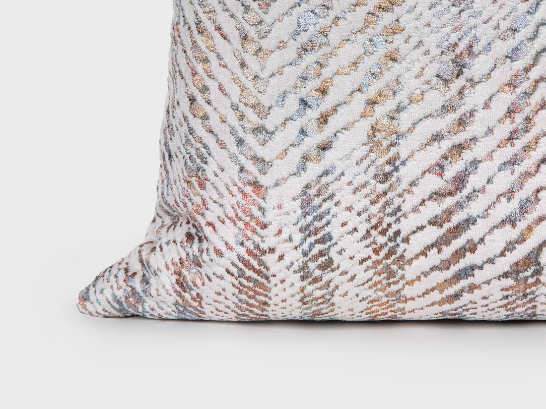 Colorful Textured Velvet Pillow Cover