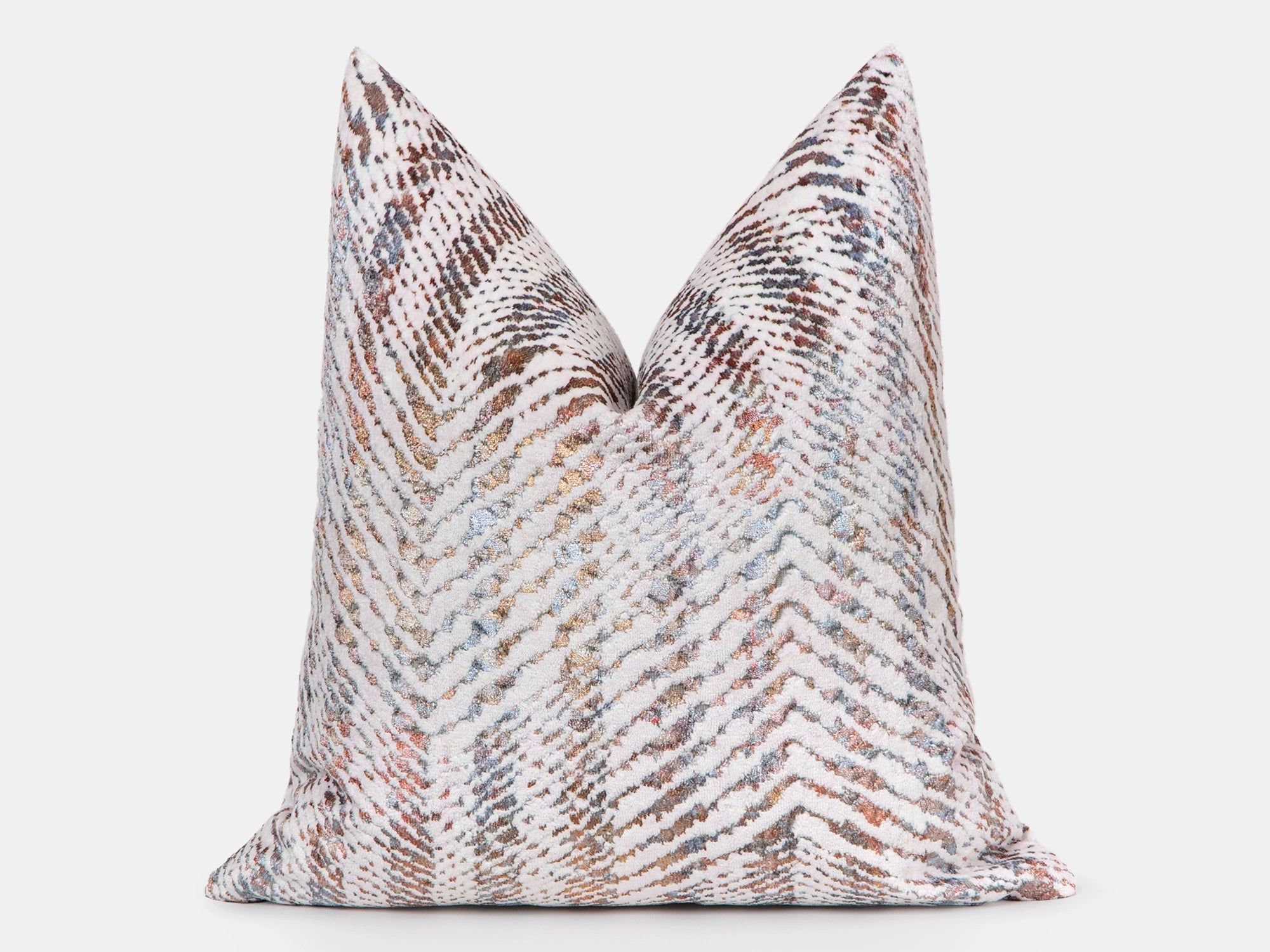 Colorful Textured Velvet Pillow Cover
