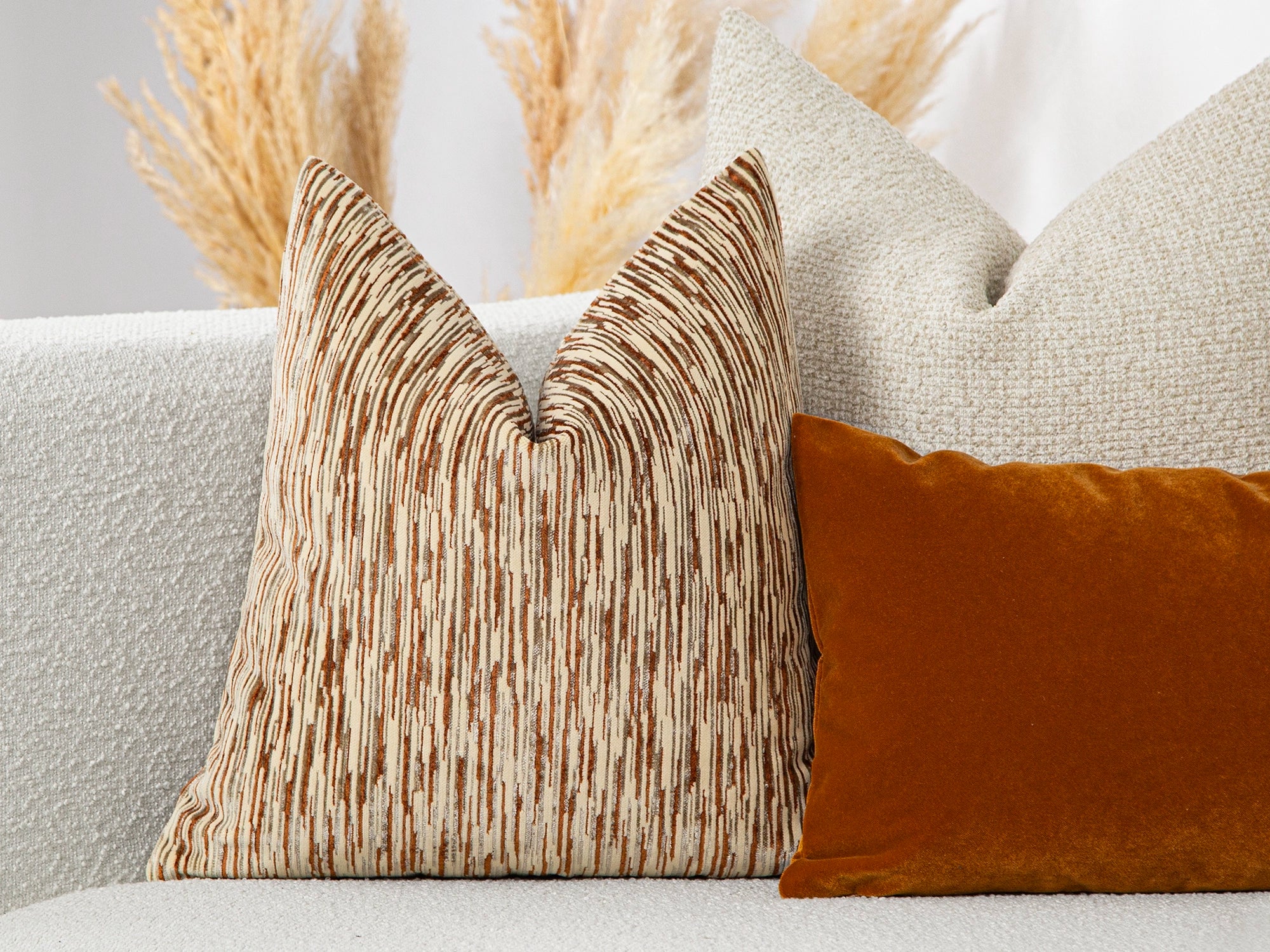 Salmon Luxury Velvet Pillow Cover