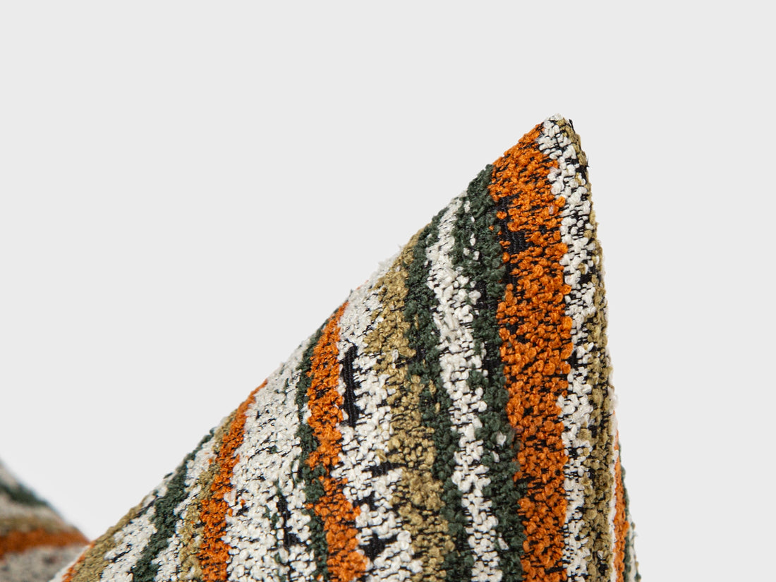 Colorful Striped Pillow Cover