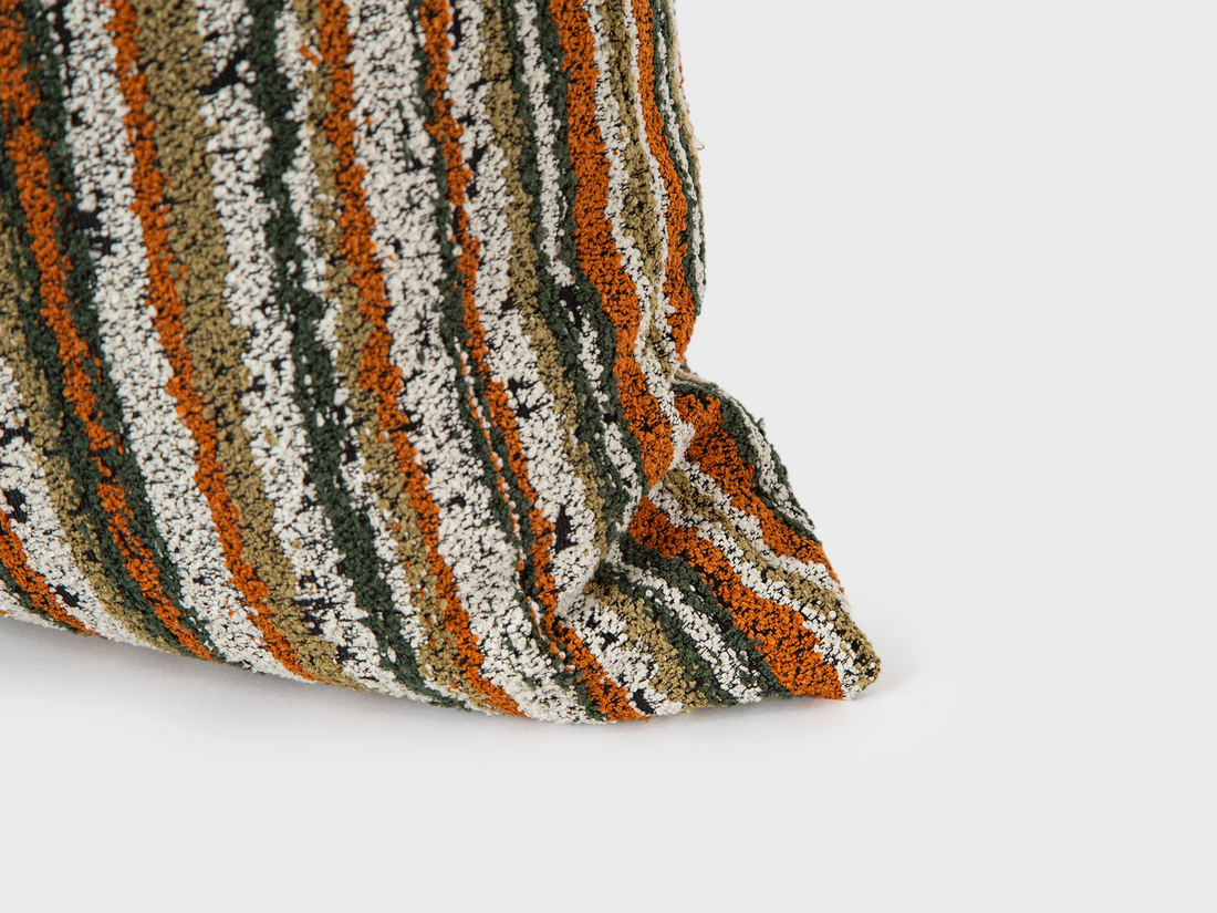 Colorful Striped Pillow Cover