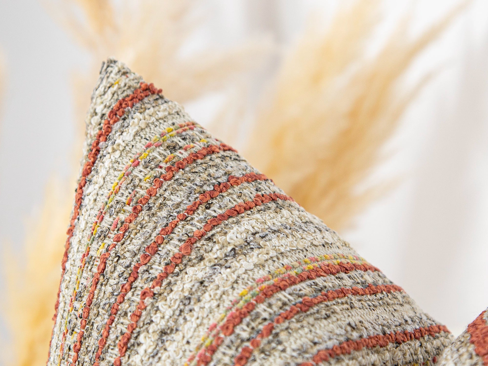 Colorful Striped Pillow Cover