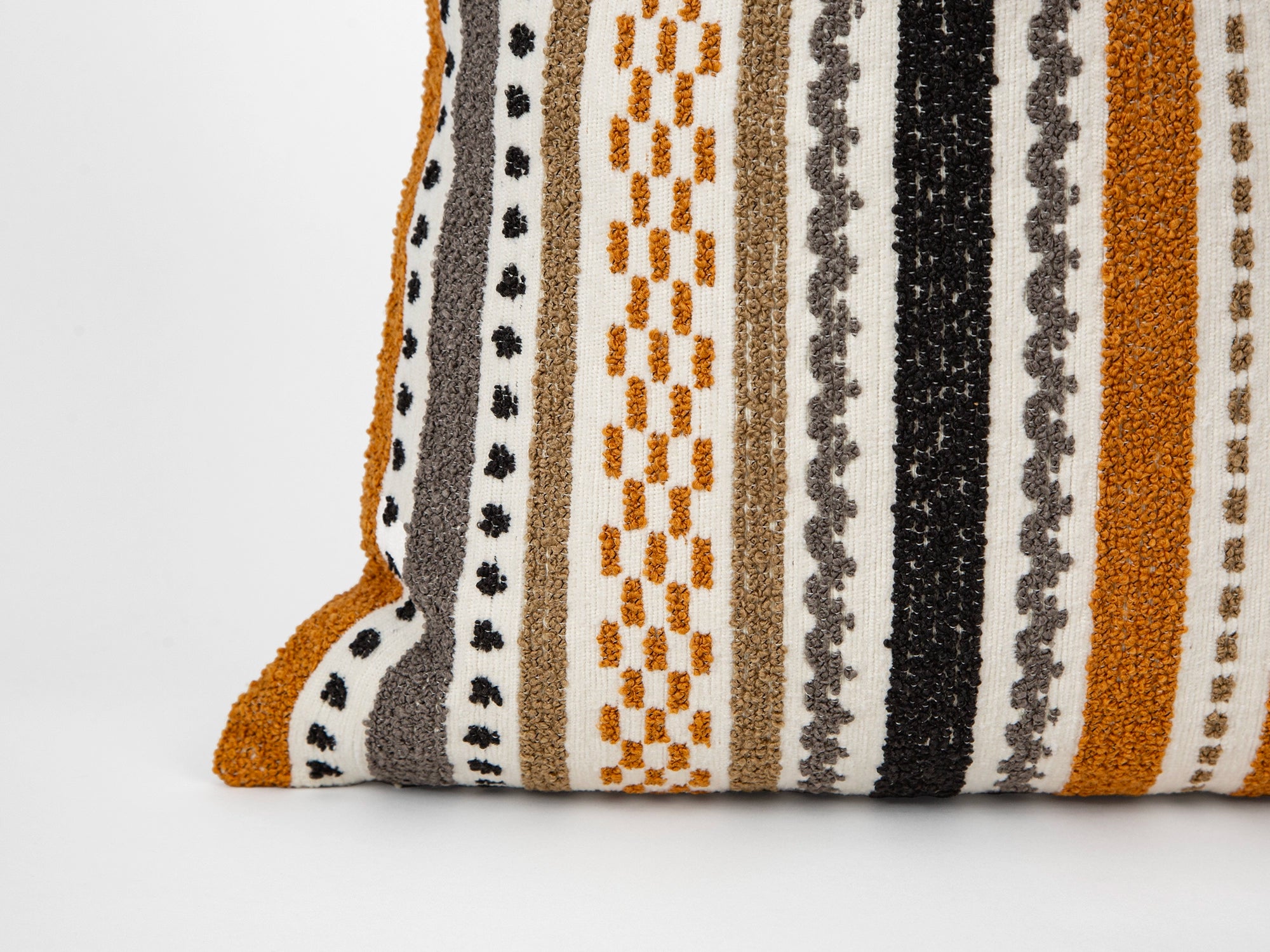 Colorful Textured Artisan Pillow Cover