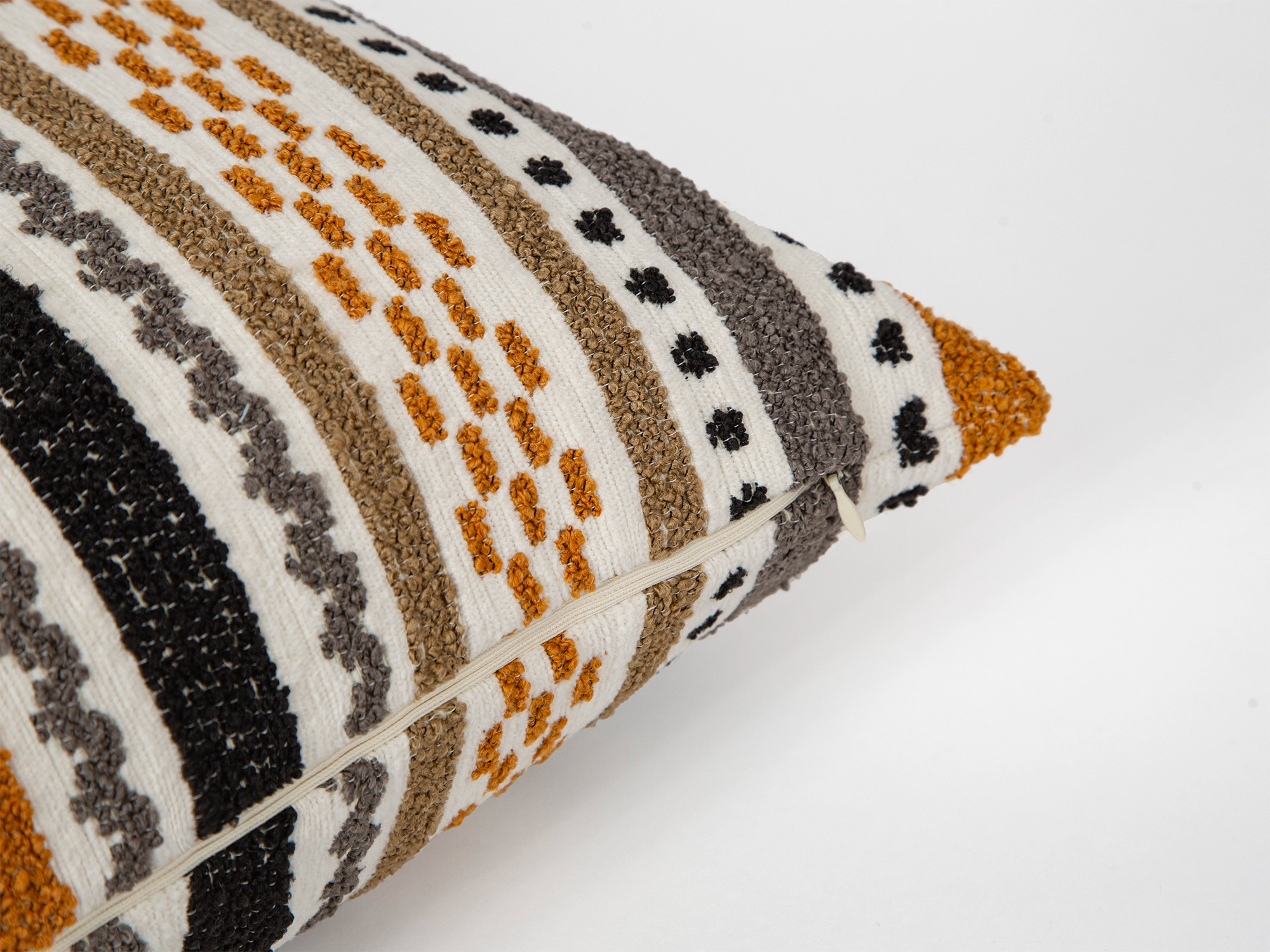 Colorful Textured Artisan Pillow Cover