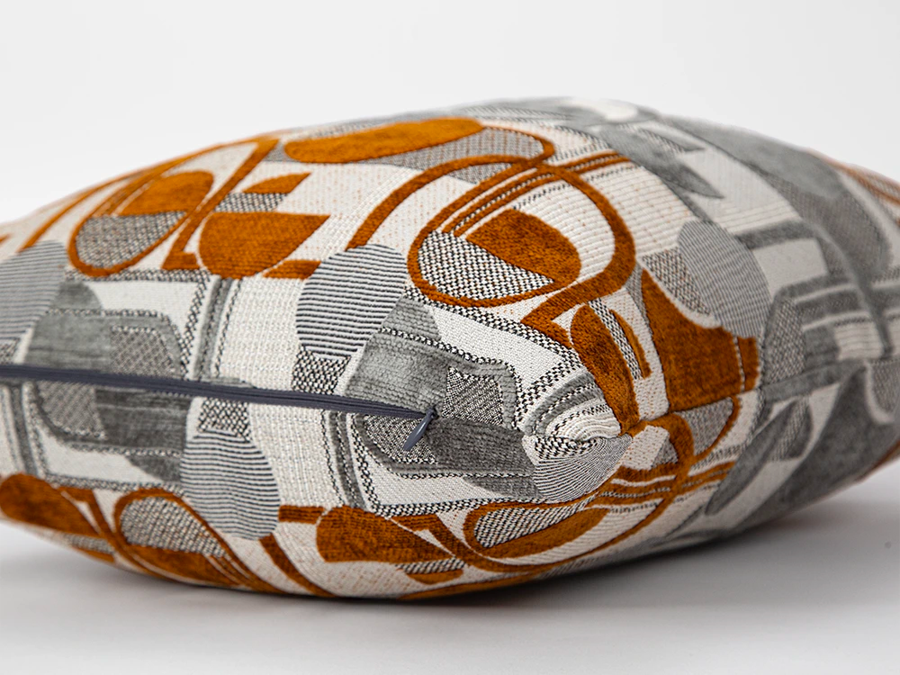 Colorful Textured Geometric Pillow Cover