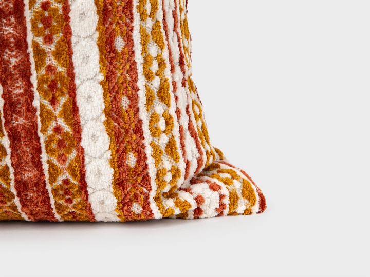 Colorful Boho Textured Pillow Cover