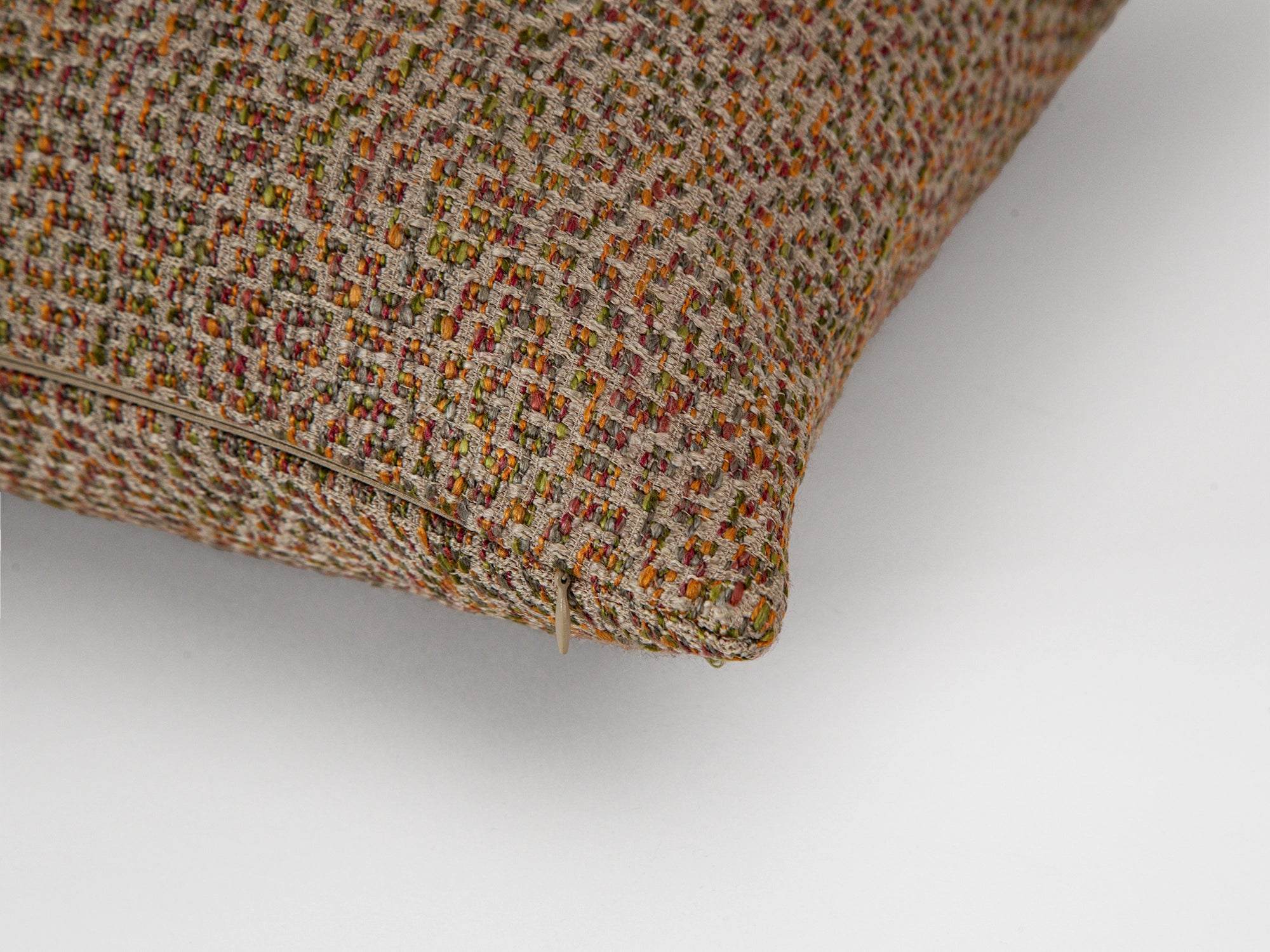 Colorful Textured Woven Pillow Cover