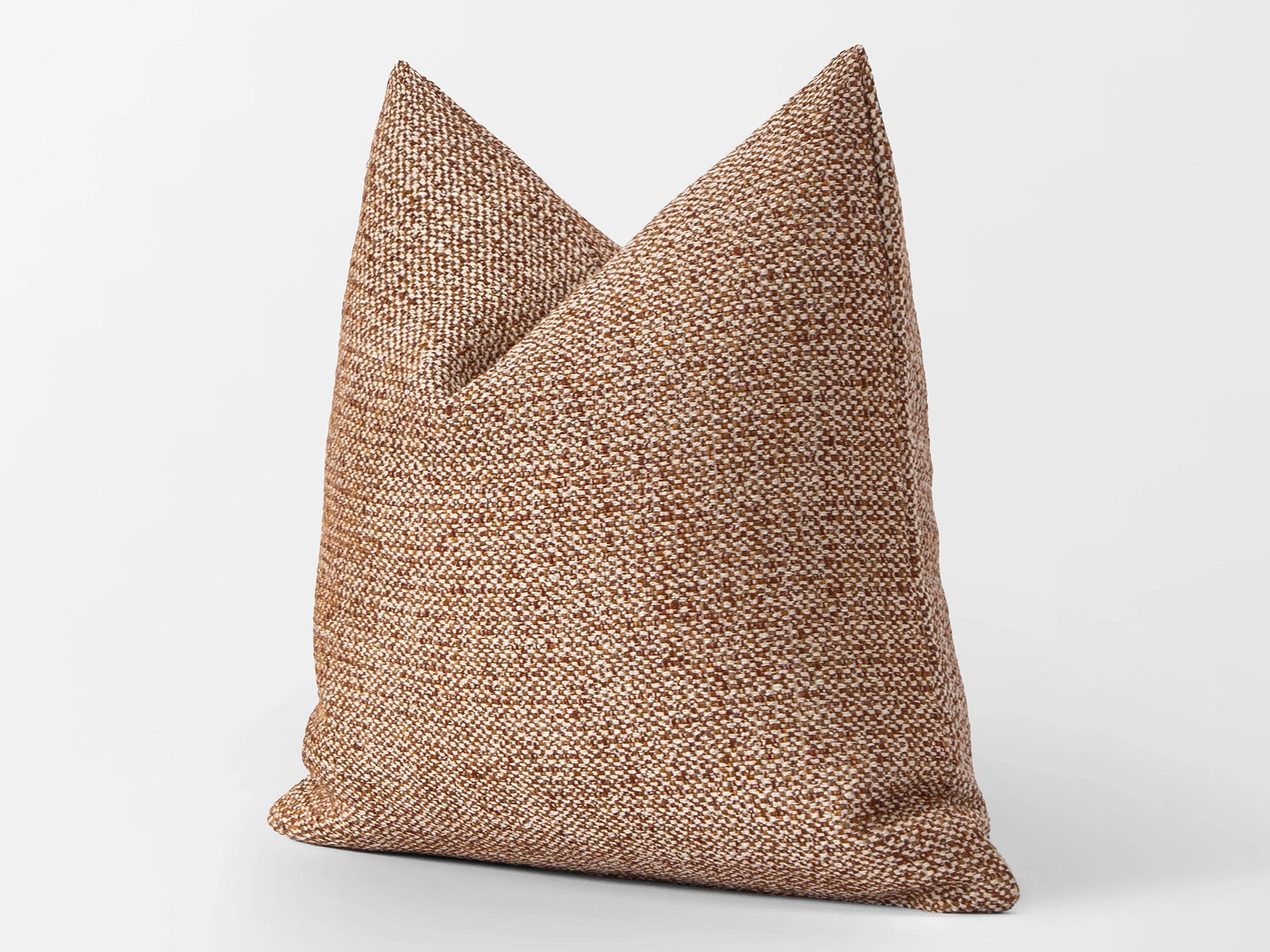 Woven Copper Textured Pillow Cover