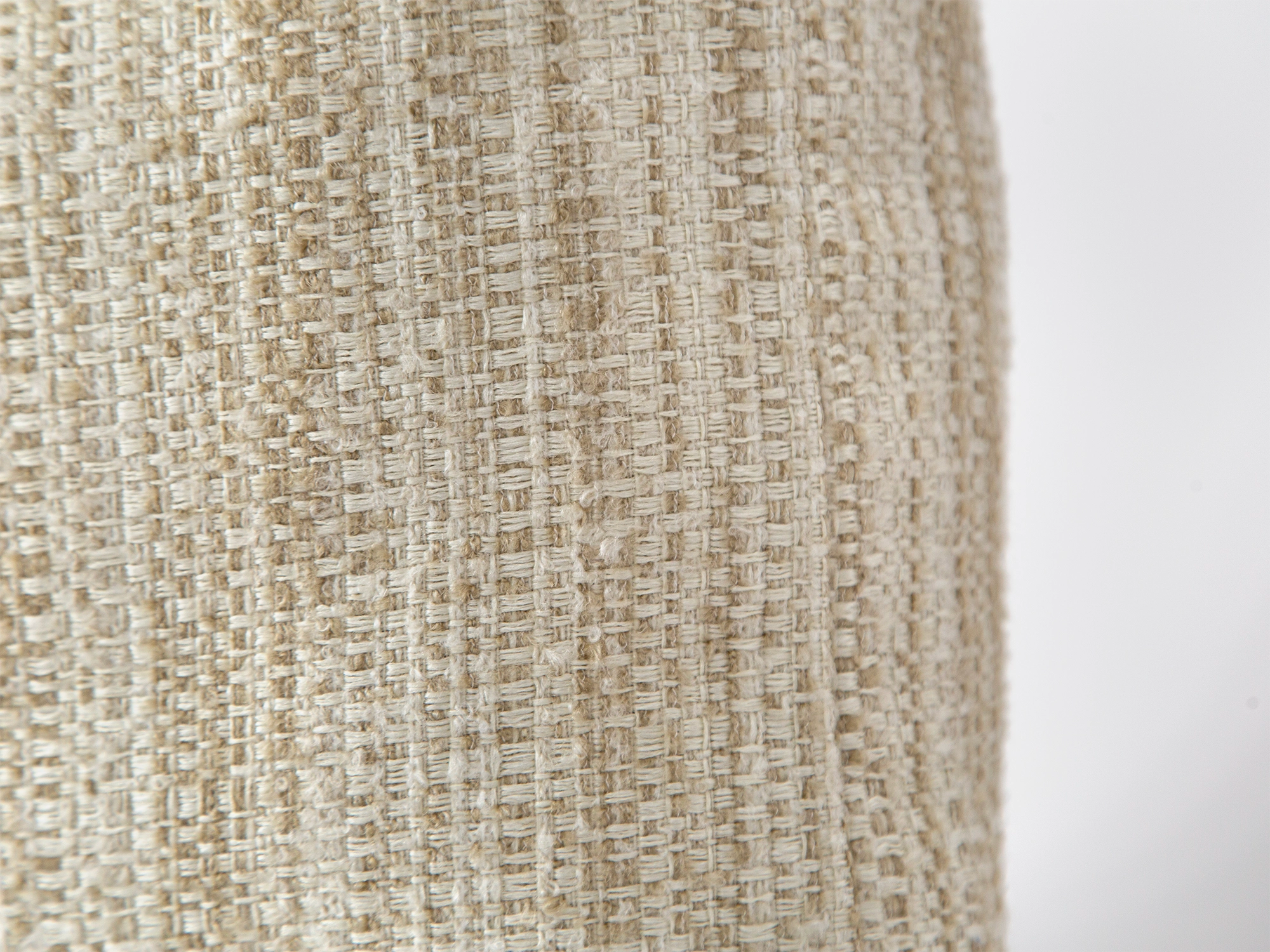 Beige Tweed Pillow Cover - Boho & Textured