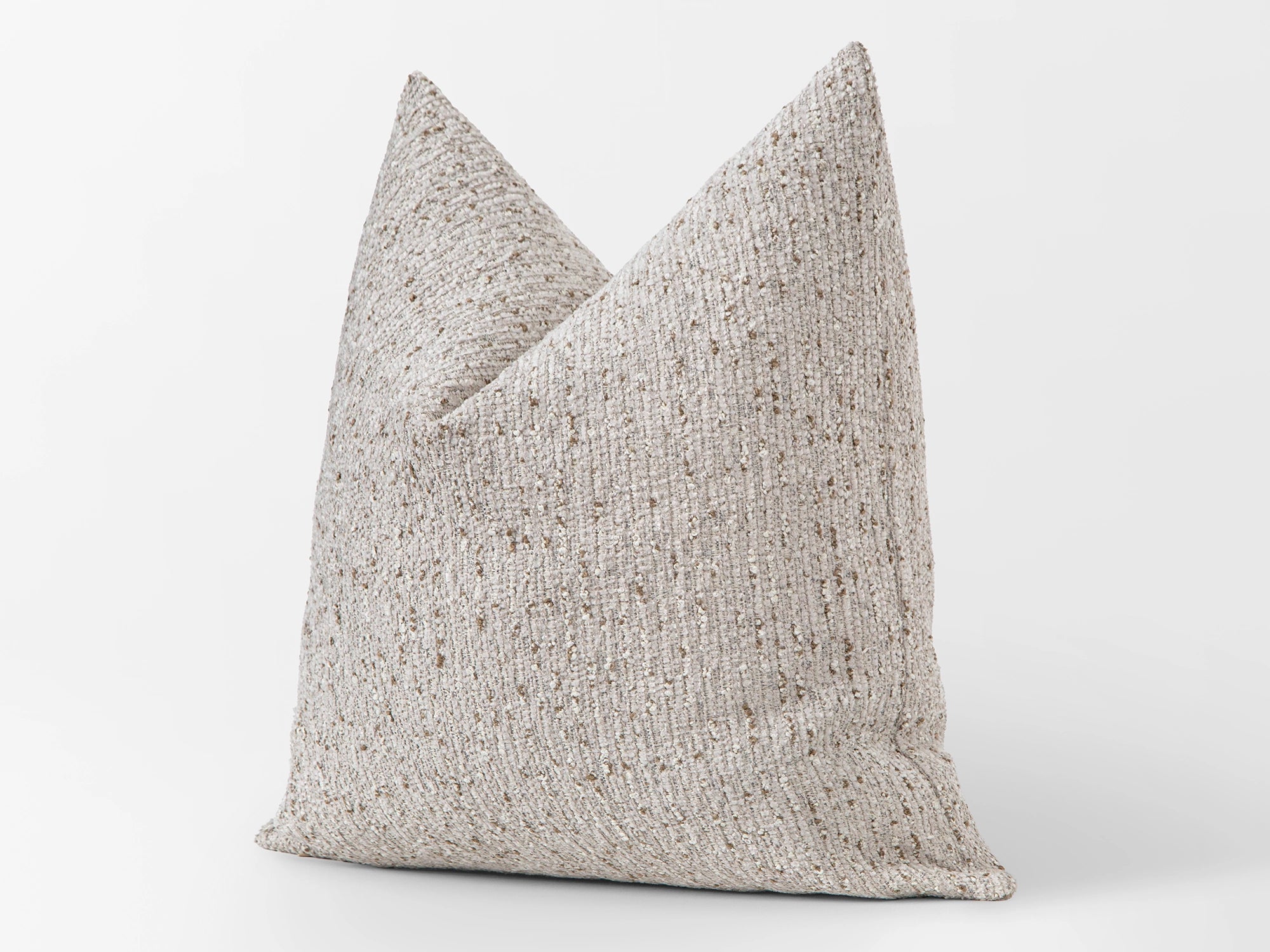 Neutral Nubby Textured Pillow Cover