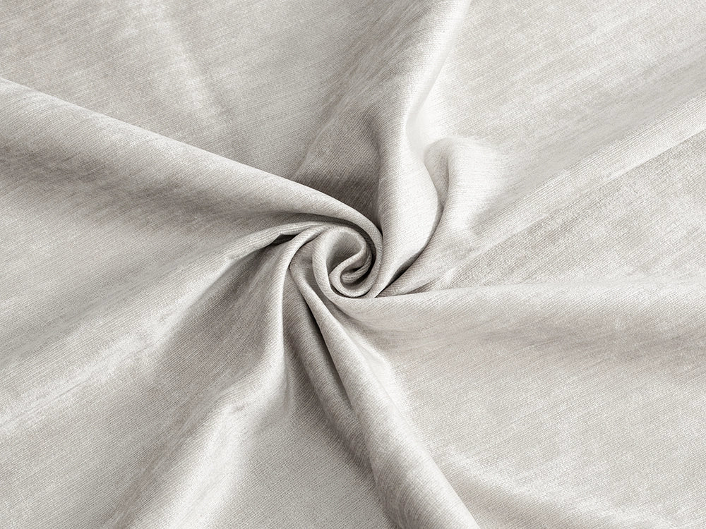 Cream Beige Silky Upholstery Fabric - Silkha