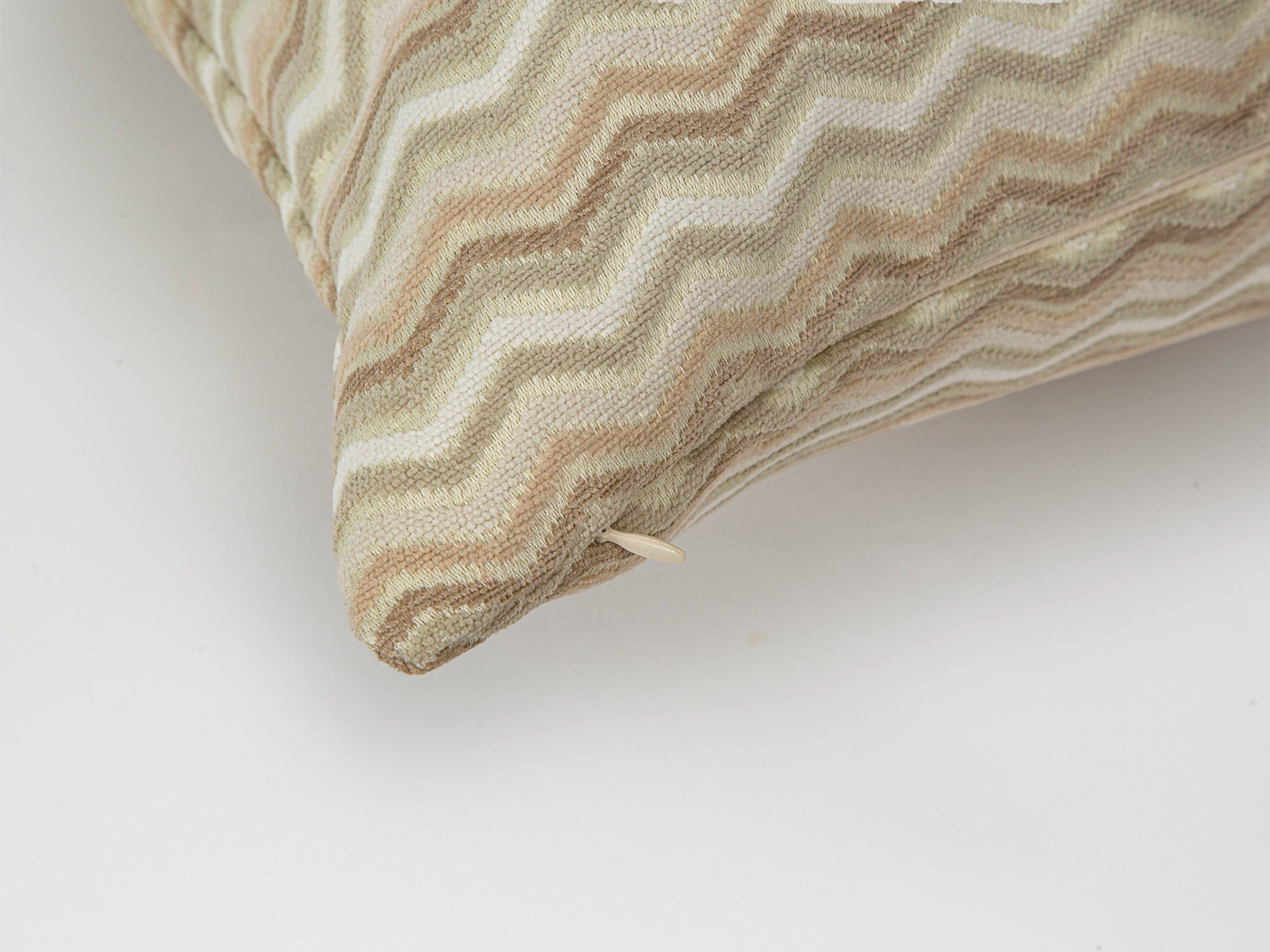 Cream Beige Chevron Throw Pillow Cover