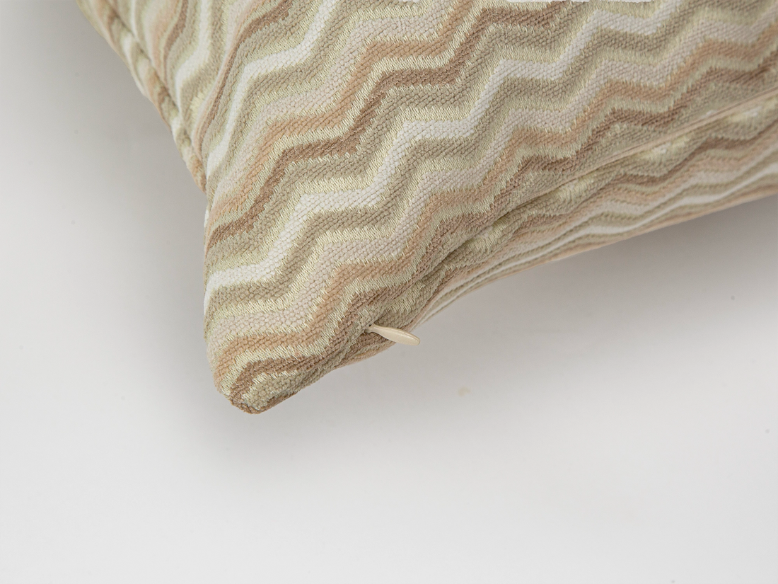 Cream Beige Chevron Throw Pillow Cover