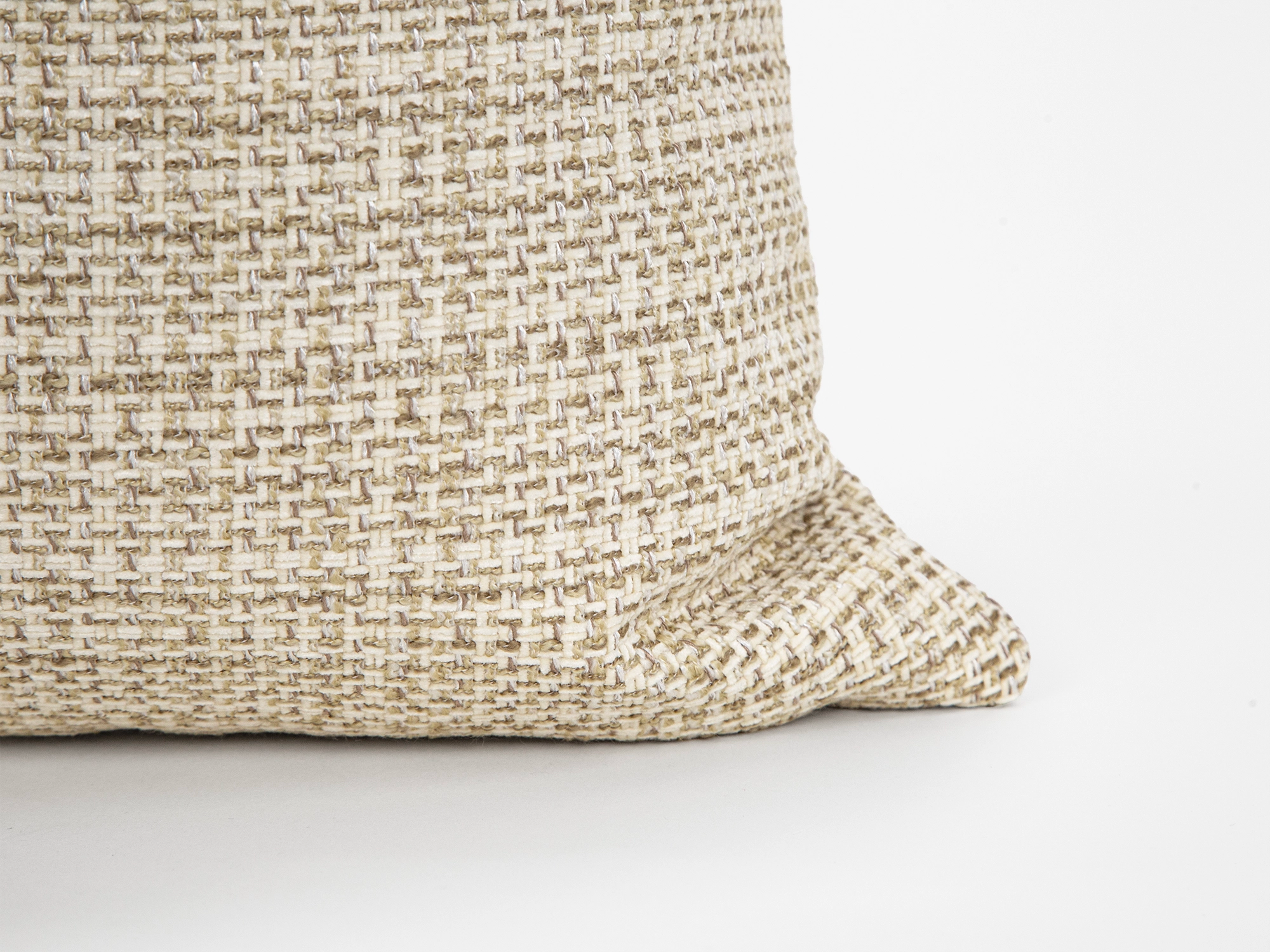 Cream Beige Woven Pillow Cover