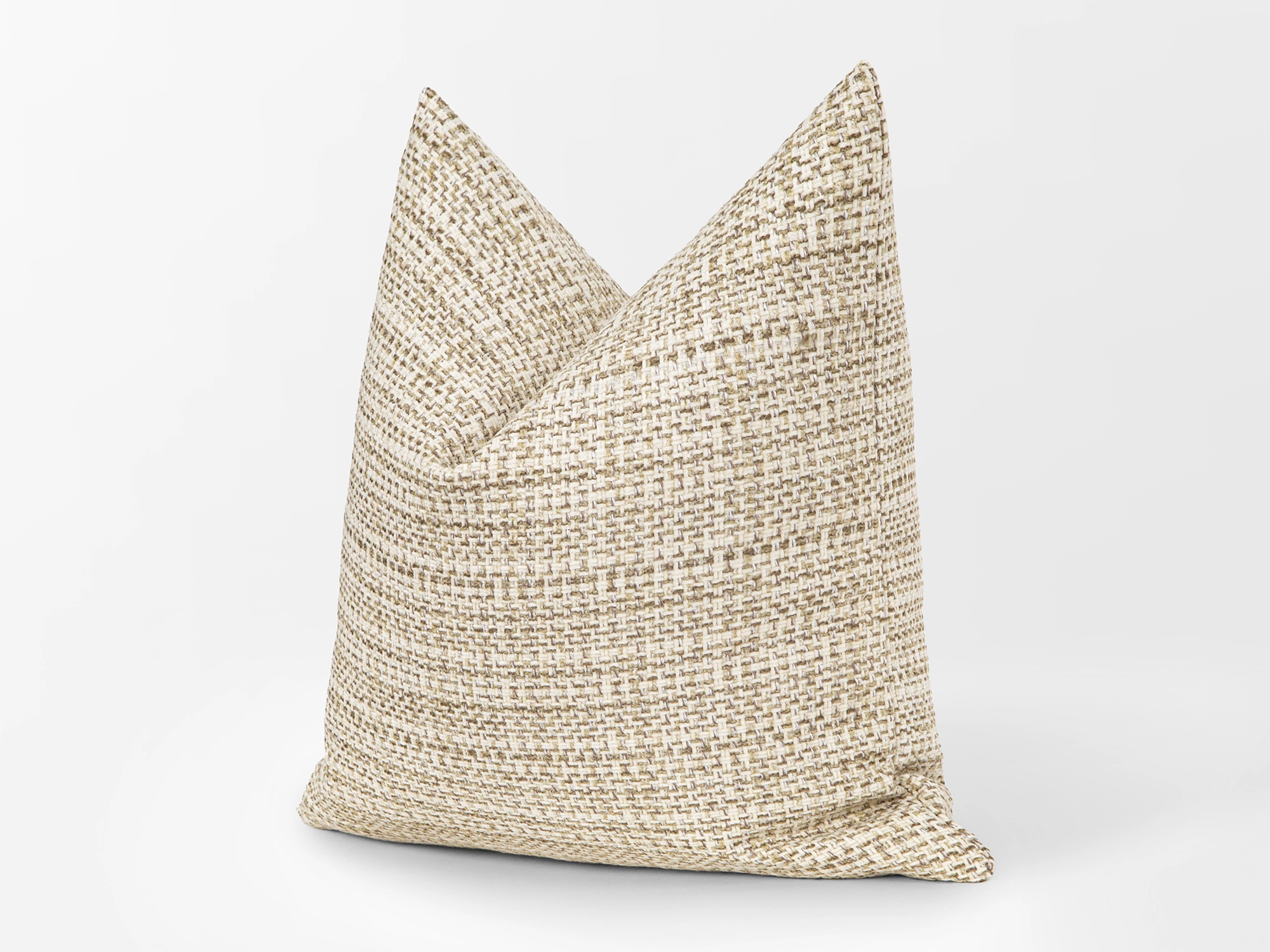 Cream Beige Woven Pillow Cover
