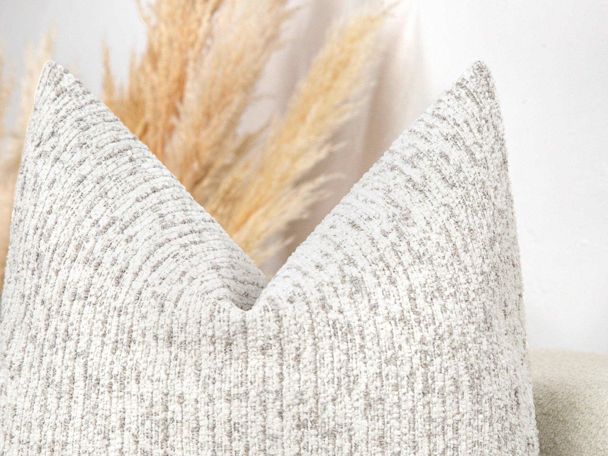 Ivory Textured Super Soft Pillow Cover