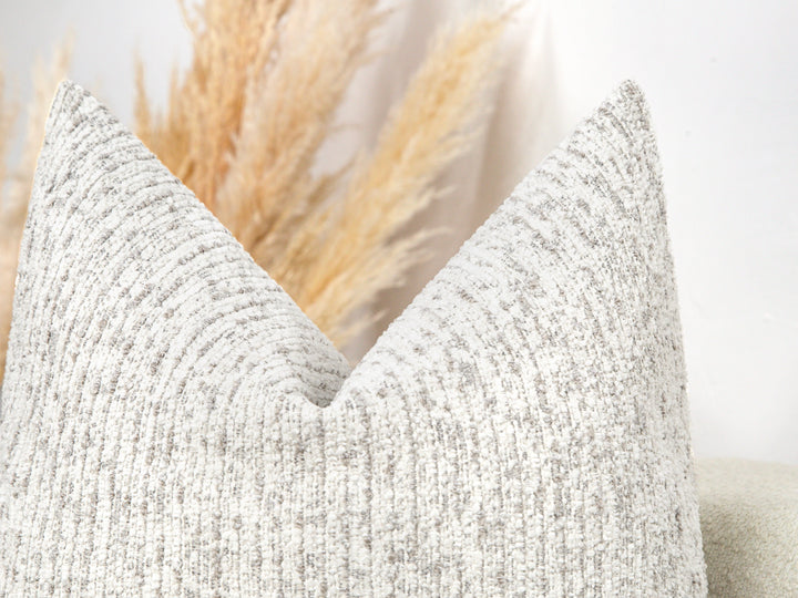 Ivory Textured Super Soft Pillow Cover