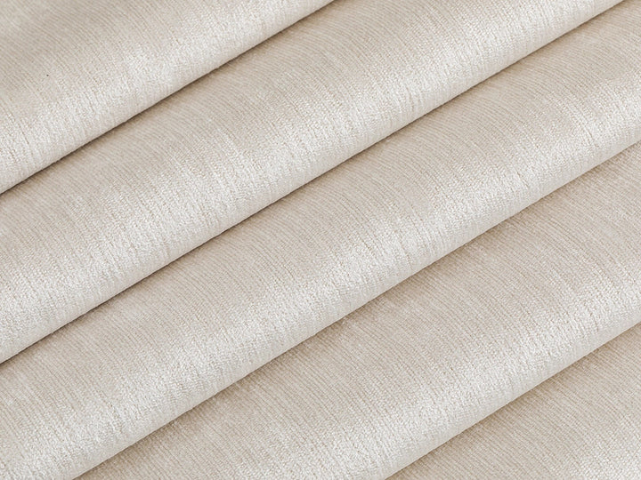 Cream Silky Upholstery Fabric - Silkha
