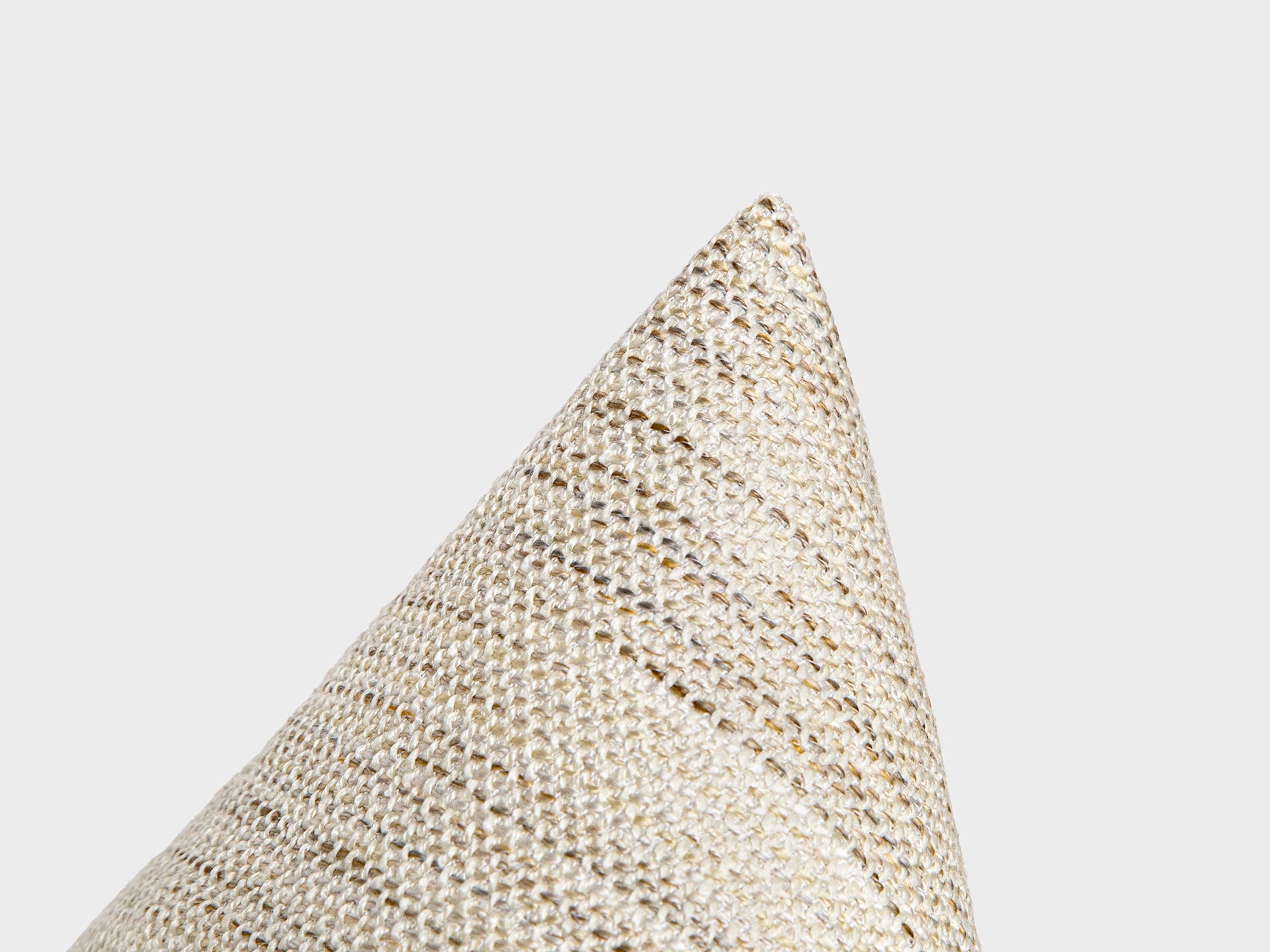 Cream Linen Woven Pillow Cover