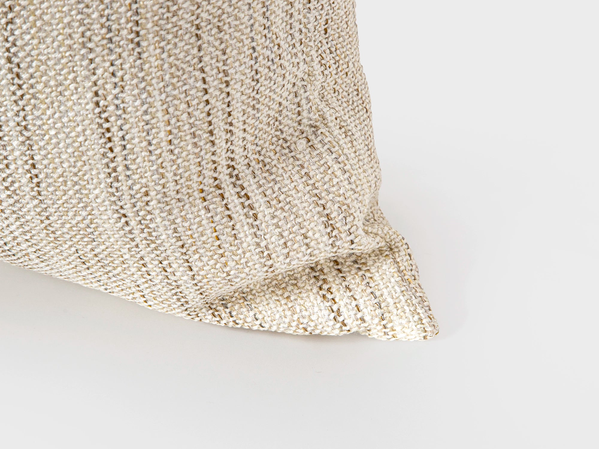 Cream Linen Woven Pillow Cover